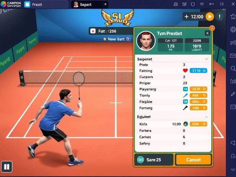 Champion Serve Master community tournament event screen